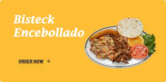 Bisteck Encebollado